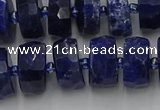 CRB583 15.5 inches 8*14mm faceted rondelle sodalite beads