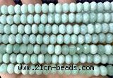 CRB6238 15 inches 5*8mm faceted rondelle green aventurine jade beads