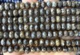 CRB6291 15 inches 5*8mm faceted rondelle bronzite beads