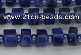 CRB638 15.5 inches 5*8mm tyre sodalite gemstone beads