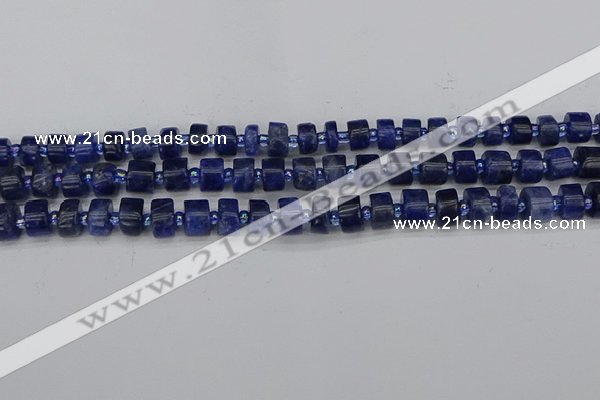 CRB638 15.5 inches 5*8mm tyre sodalite gemstone beads