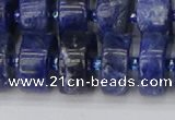 CRB642 15.5 inches 8*16mm tyre sodalite gemstone beads