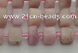 CRB651 15.5 inches 5*8mm tyre pink kunzite gemstone beads