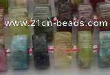 CRB674 15.5 inches 7*14mm tyre mixed gemstone beads wholesale