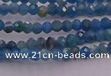 CRB700 15.5 inches 2*3mm faceted rondelle apatite gemstone beads