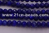 CRB701 15.5 inches 2*3mm faceted rondelle lapis lazuli beads