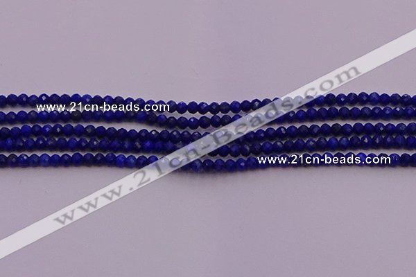 CRB701 15.5 inches 2*3mm faceted rondelle lapis lazuli beads