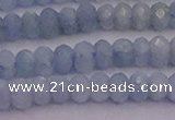 CRB710 15.5 inches 2.5*4mm faceted rondelle aquamarine beads