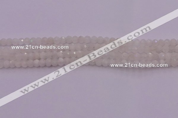 CRB712 15.5 inches 3*4mm faceted rondelle white moonstone beads