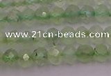 CRB722 15.5 inches 3*4mm faceted rondelle prehnite gemstone beads