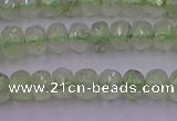 CRB723 15.5 inches 2.5*4mm faceted rondelle prehnite gemstone beads