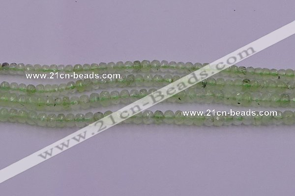 CRB723 15.5 inches 2.5*4mm faceted rondelle prehnite gemstone beads