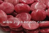 CRC08 16 inches 15*20mm oval rhodochrosite gemstone beads wholesale