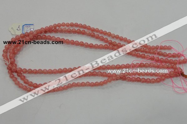 CRC101 15.5 inches 5mm round natural argentina rhodochrosite beads