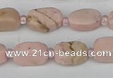 CRC1010 15.5 inches 8*10mm oval rhodochrosite gemstone beads