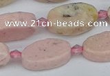 CRC1012 15.5 inches 10*18mm oval rhodochrosite gemstone beads