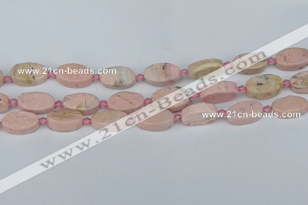 CRC1012 15.5 inches 10*18mm oval rhodochrosite gemstone beads