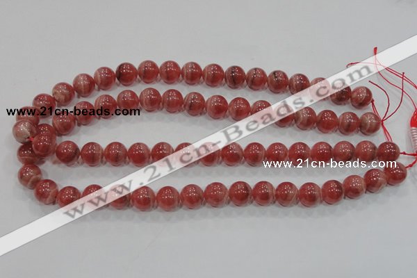 CRC104 15.5 inches 12mm round natural argentina rhodochrosite beads