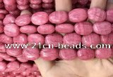 CRC1063 15.5 inches 13*18mm oval rhodochrosite beads wholesale