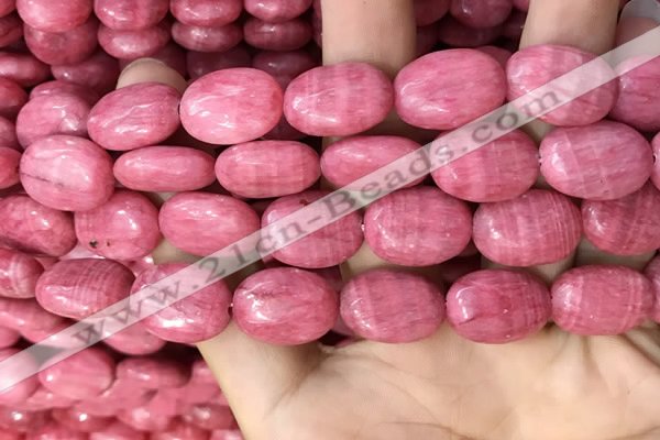 CRC1063 15.5 inches 13*18mm oval rhodochrosite beads wholesale