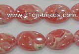 CRC107 15.5 inches 15*20mm oval natural argentina rhodochrosite beads