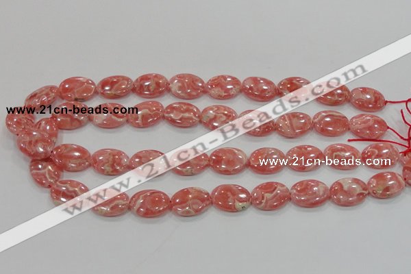 CRC107 15.5 inches 15*20mm oval natural argentina rhodochrosite beads