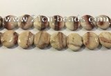 CRC1071 15.5 inches 25mm flat round rhodochrosite beads