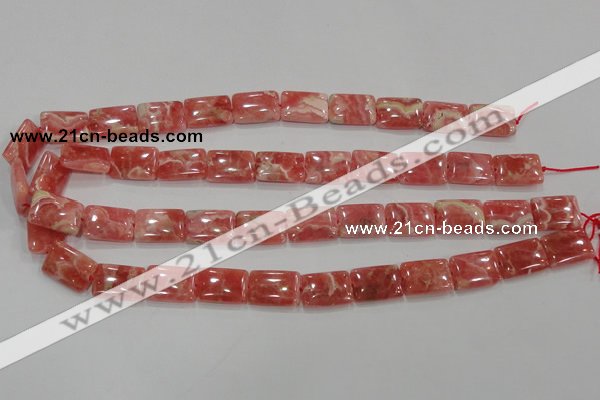 CRC108 15.5 inches 13*18mm rectangle natural argentina rhodochrosite beads