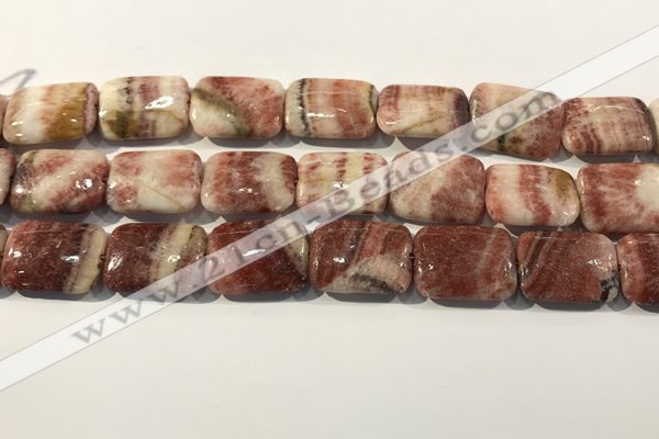 CRC1102 15.5 inches 18*25mm rectangle rhodochrosite beads