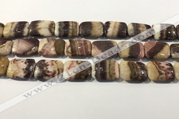 CRC1103 15.5 inches 18*25mm rectangle rhodochrosite beads