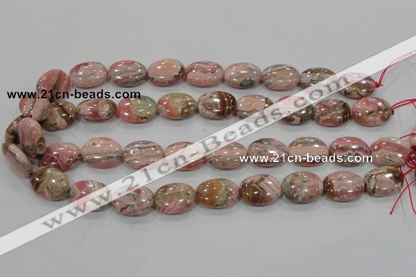 CRC113 15.5 inches 15*20mm oval natural argentina rhodochrosite beads