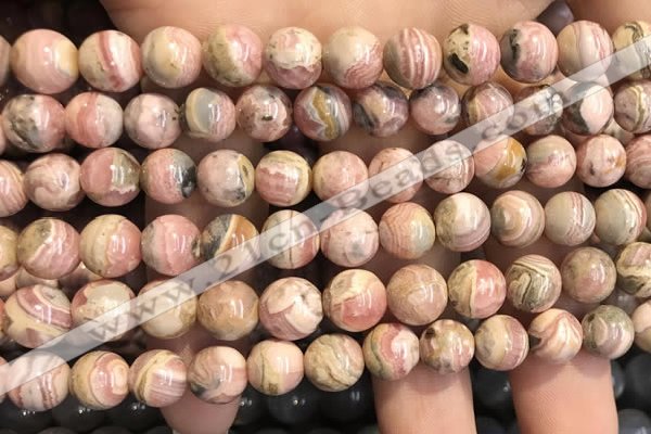 CRC1150 15.5 inches 8mm round rhodochrosite gemstone beads