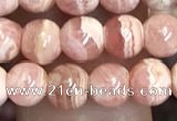 CRC1156 15.5 inches 5mm round rhodochrosite gemstone beads