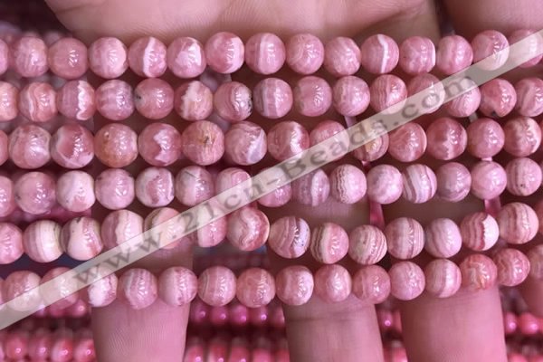 CRC1159 15.5 inches 6mm round rhodochrosite gemstone beads