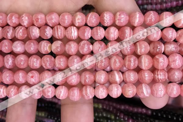 CRC1164 15.5 inches 7mm round rhodochrosite gemstone beads