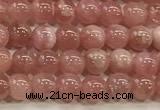 CRC1180 15.5 inches 4mm round Argentina rhodochrosite beads