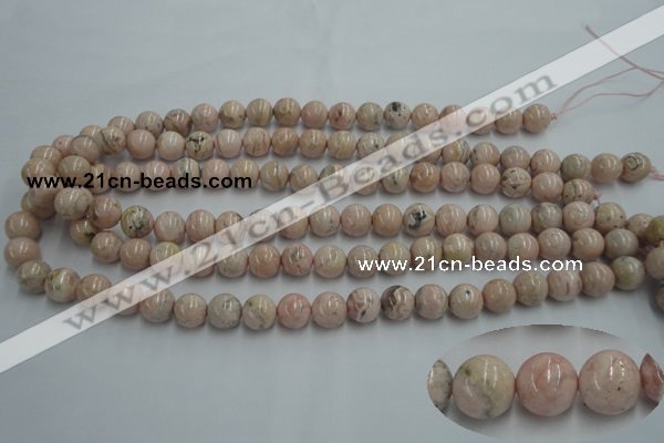 CRC153 15.5 inches 10mm round Argentina rhodochrosite beads