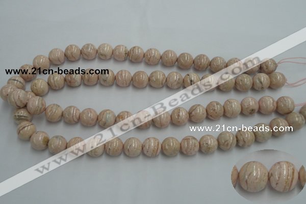 CRC154 15.5 inches 12mm round Argentina rhodochrosite beads