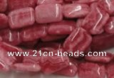 CRC16 16 inches 10*14mm rectangle rhodochrosite beads wholesale