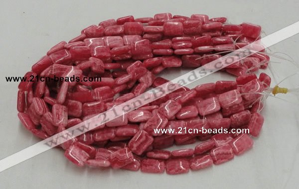 CRC16 16 inches 10*14mm rectangle rhodochrosite beads wholesale