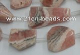 CRC160 15.5 inches 8*10mm - 13*20mm nuggets Argentina rhodochrosite beads