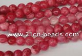 CRC18 15.5 inches 6mm round dyed rhodochrosite gemstone beads