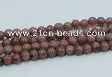 CRC200 16 inches 4mm round rhodochrosite gemstone beads wholesale