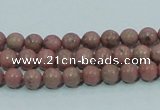 CRC201 16 inches 6mm round rhodochrosite gemstone beads wholesale