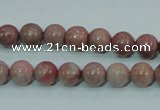 CRC202 16 inches 8mm round rhodochrosite gemstone beads wholesale