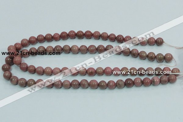 CRC203 16 inches 10mm round rhodochrosite gemstone beads wholesale