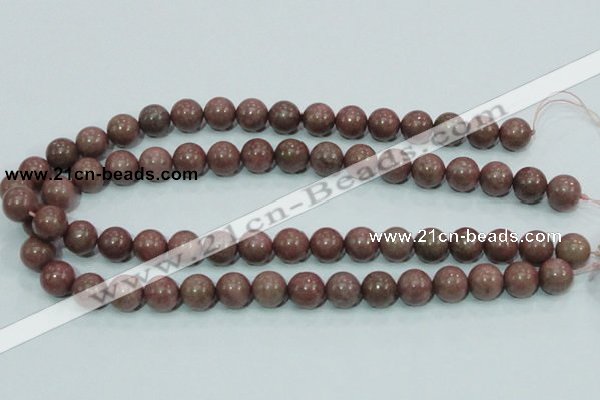 CRC204 16 inches 12mm round rhodochrosite gemstone beads wholesale