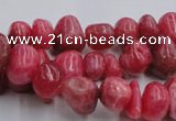 CRC35 15.5 inches 6*8mm - 8*10mm dyed rhodochrosite nuggets beads