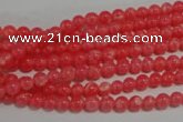 CRC500 15.5 inches 4mm round synthetic rhodochrosite beads