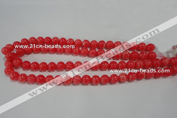 CRC503 15.5 inches 10mm round synthetic rhodochrosite beads